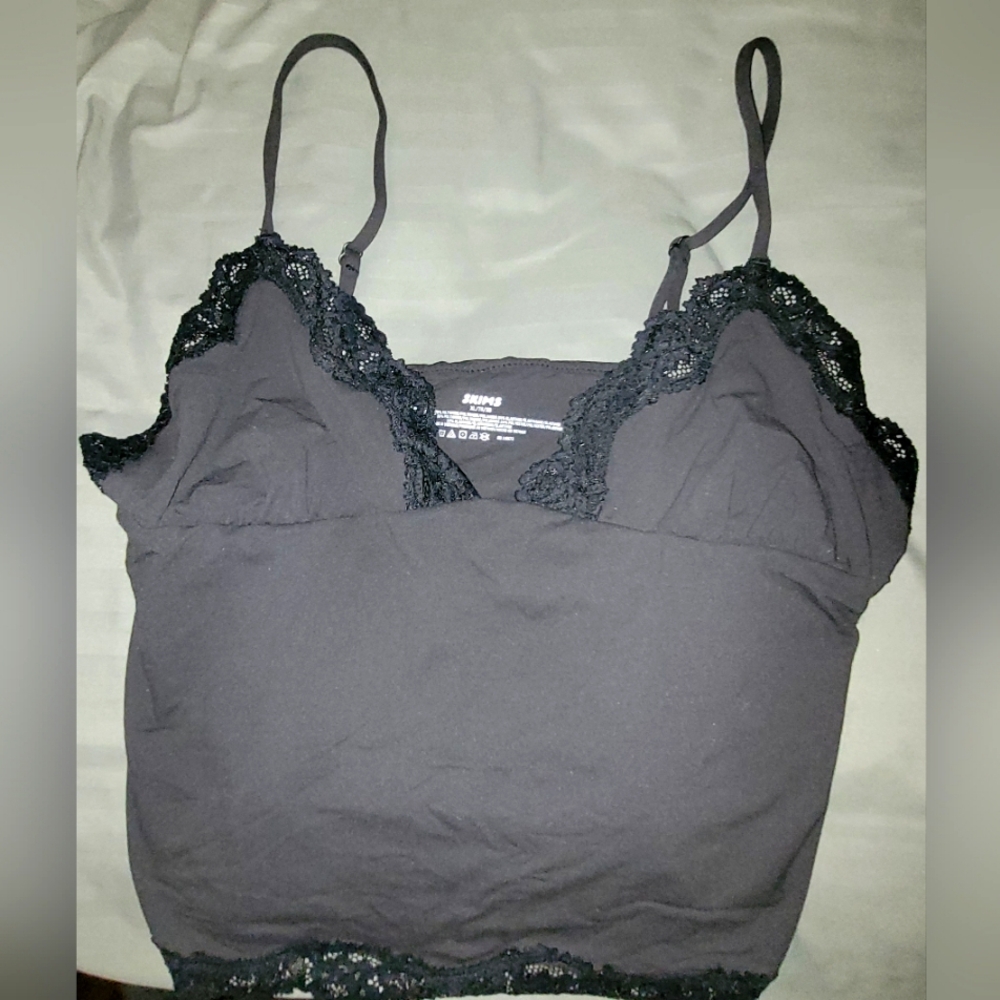 SKIMS Rich Black And Brown Camisole